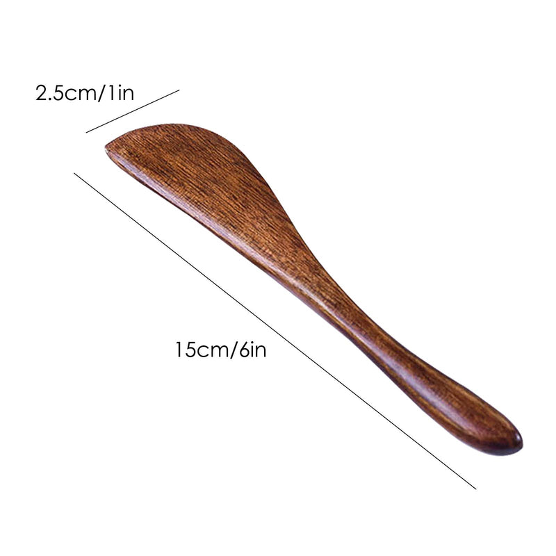 6 Pack Wooden Butter Knife, findTop 6 Inch Condiment Knives Wood Super Handy Kitchen Utensils Peanut Jelly Spreader - BeesActive Australia