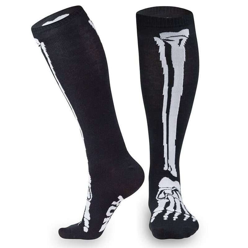 [AUSTRALIA] - Knee High Half Cushioned Athletic Running Sock | Various Designs Skeleton 