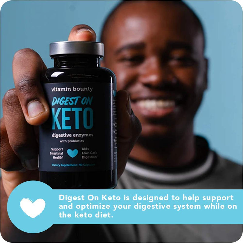 Digest on Keto - Digestive Enzymes with Probiotics & Apple Cider Vinegar - Vitamins Designed specifically for The ketogenic Diet Digest on Keto - BeesActive Australia