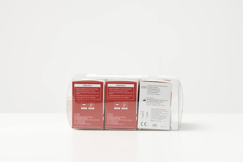 Sinocare 100pcs Blood Glucose Test Strips & 100pcs Lans. for Safe AQ Smart and Safe AQ Voice (Safe AQ Strips- 100) - BeesActive Australia
