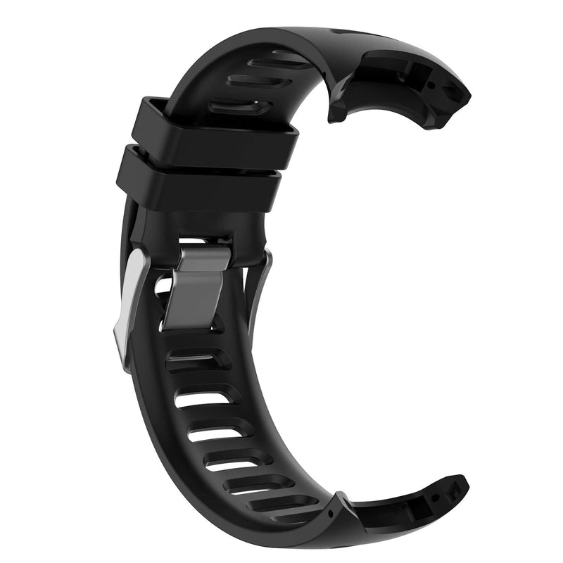 QGHXO Band for Garmin Forerunner 610, Soft Silicone Replacement Watch Band Strap for Garmin Forerunner 610 Fitness Watch BK - BeesActive Australia