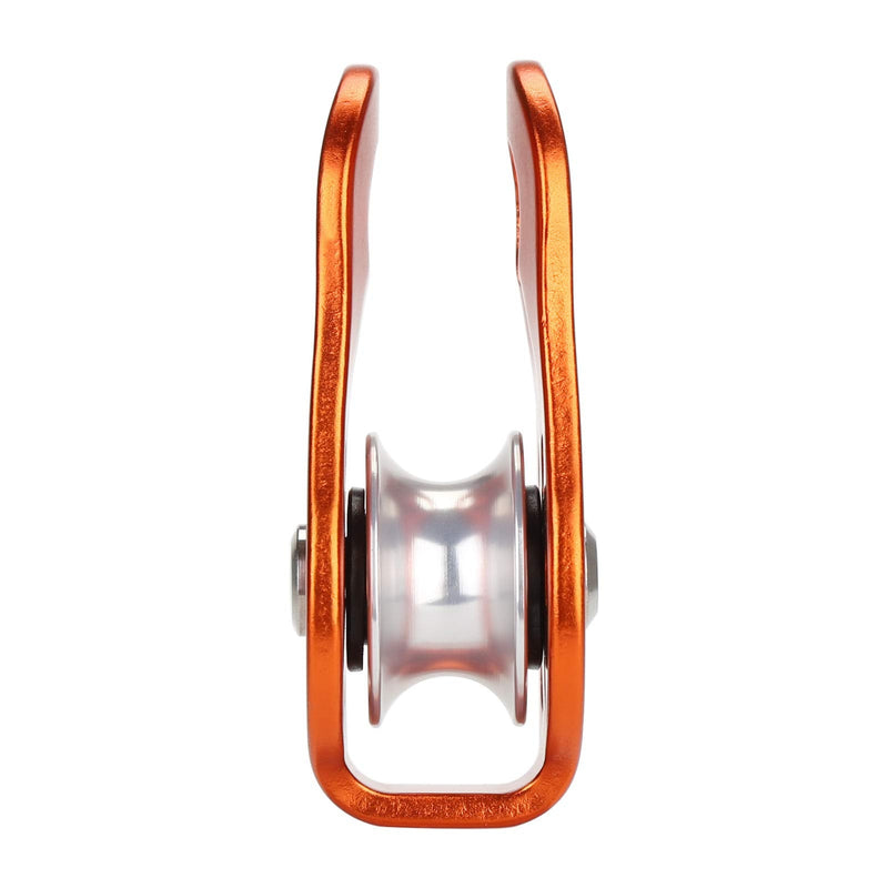 NAXEN 20kN Micro Pulley Climbing Pulley Aluminum Pulley Orange - BeesActive Australia