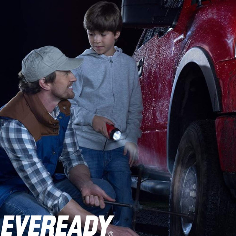 Eveready LED Flashlight Multi-Pack, Bright and Durable, Super Long Battery Life, Use for Emergencies, Camping, Outdoor, Batteries Included 2-pack: Blue/Red - BeesActive Australia