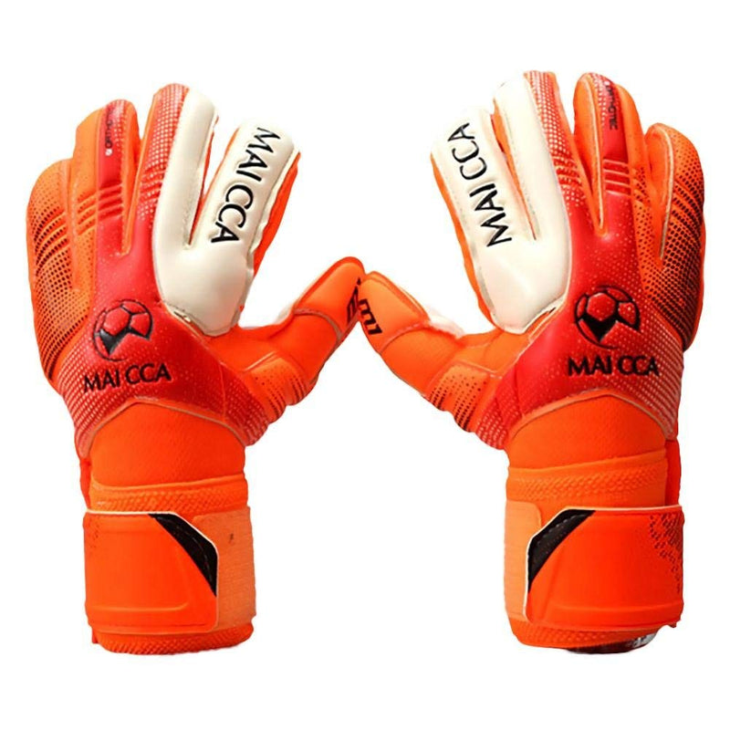 Wrzbest Youth Kids Goalkeeper Gloves Professional Goalie Gloves,Soccer Football Goalkeeper Gloves with Strong Grip and Finger Spines Protection for The Toughest Saves and Prevent Injuries Orange 5 - BeesActive Australia