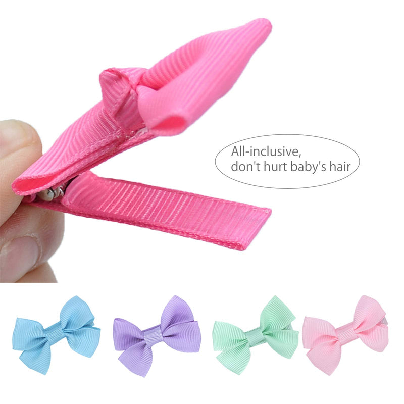 70Pcs Baby Girls Hair Bows Clips Hair Bobbies Set-20 Pcs Bow Hair Pins and 50 Pcs hair bands Hair Accessories for Baby Little Girls Kids Toddlers - BeesActive Australia