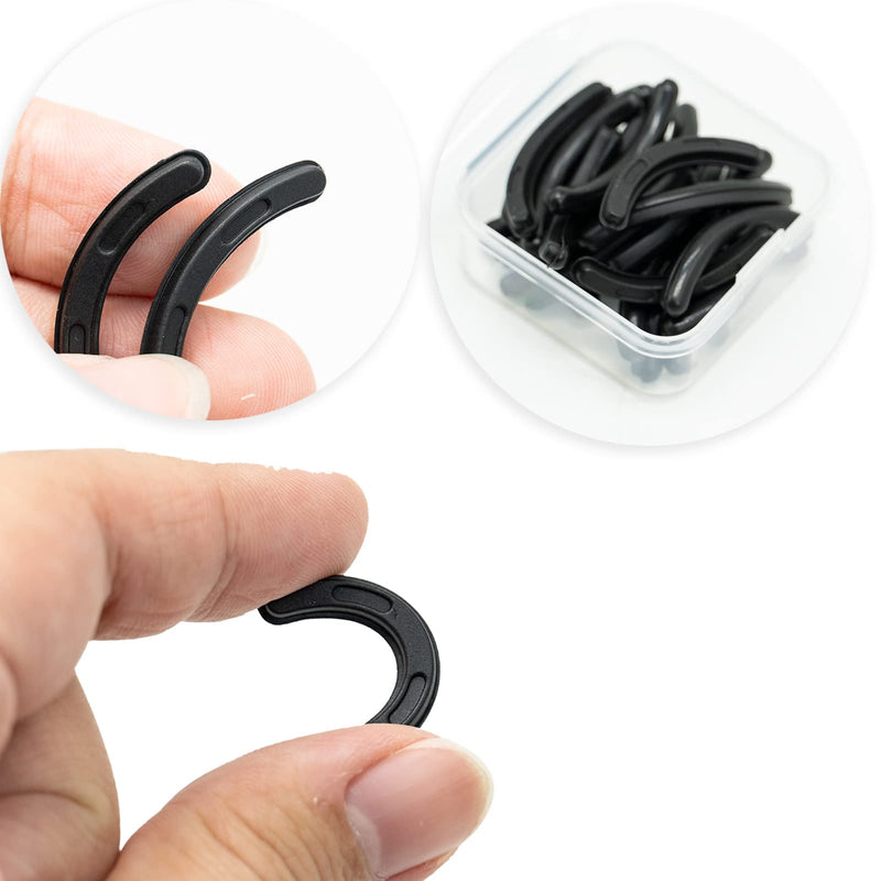 Eyelash Curler Pads,Eyelash Curler Refills Pads Silicone Curler Replacement Pads for Universal Eyelash Curler,24 Piece 24 pcs Black - BeesActive Australia