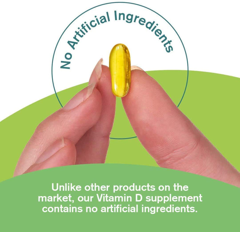 Premium Vitamin D3 Softgel | High Strength Vitamin D3 4000iu Supplement | 365 Easy to Swallow Softgel Capsule | One a day, Year Supply |Supports Healthy Bones,Teeth, Muscle and Immune System | UK Made - BeesActive Australia