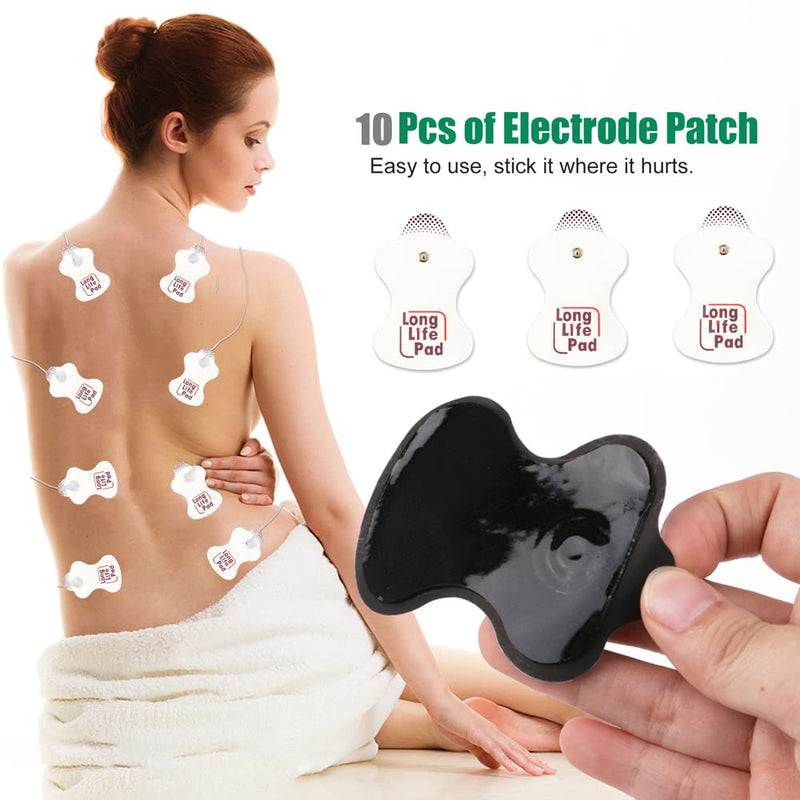 10 Pieces TENS Electrodes Pad Replacement Pad for TENS Unit TENS Electrode Pad Adhesive Gel Pads for Omron - BeesActive Australia