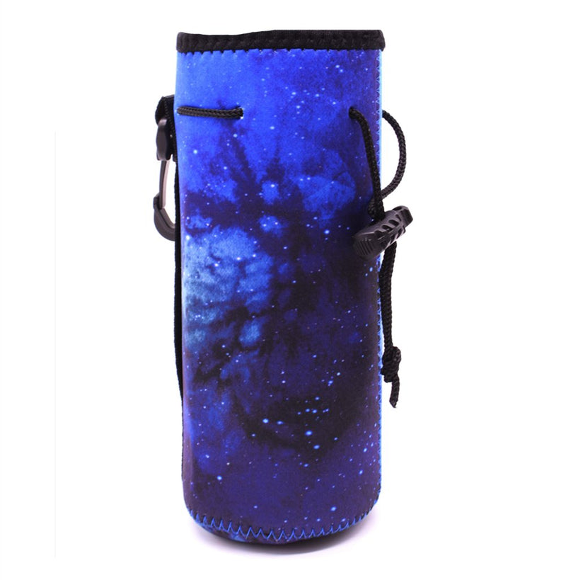 Water Bottle Carrier,Insulated Neoprene Water Gym Travel Bottle Holder Bag Protector Sleeve Case Pouch Cover 0.6L or 0.75L, Great for Stainless Steel and Plastic Bottles BLUE STAR - BeesActive Australia