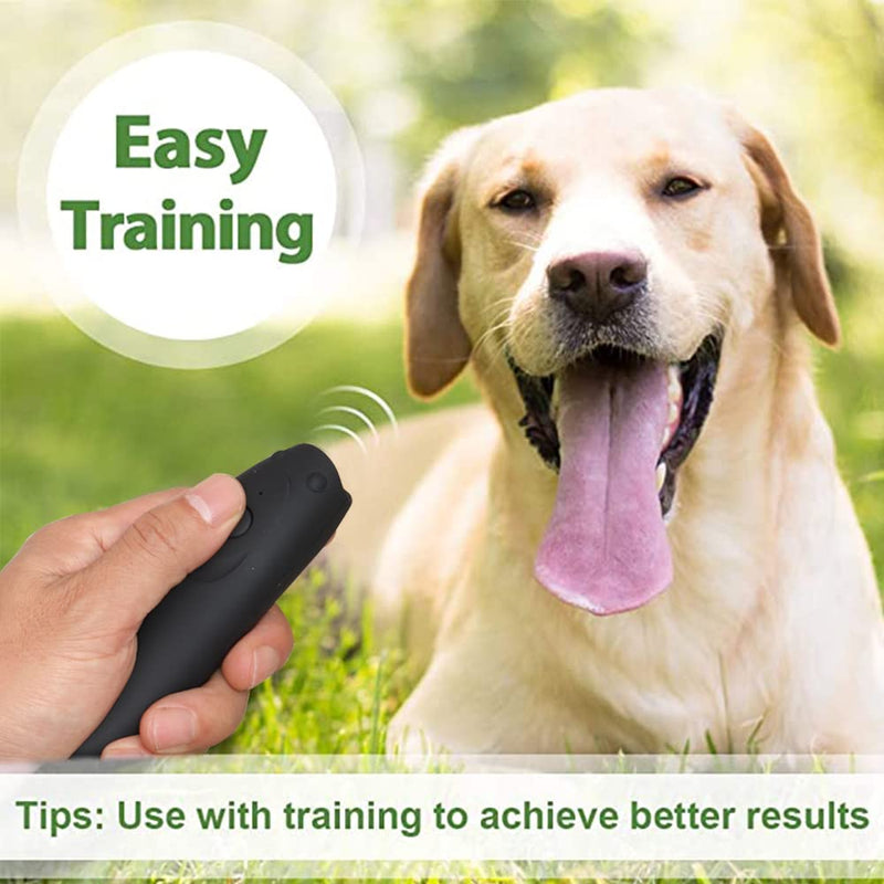 Redmogo Sonic Bark Deterrents Ultrasonic Handheld Dog Training Stop Bark Control Anti Barking Device Black - BeesActive Australia