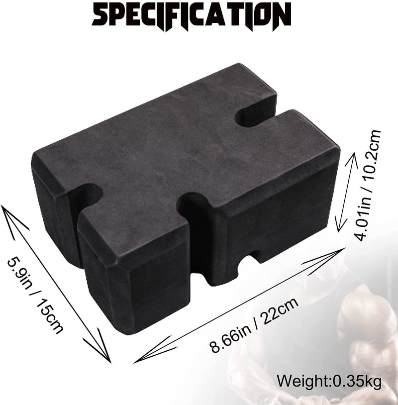 POLANG Anti-Slip Bench Press Block，Bench Rest Foam Shooters Block Fitness Strength Exercise Equipment Bench Press mat, Fitness Workout Exercising Equipment Accessories Rectangle Large - BeesActive Australia