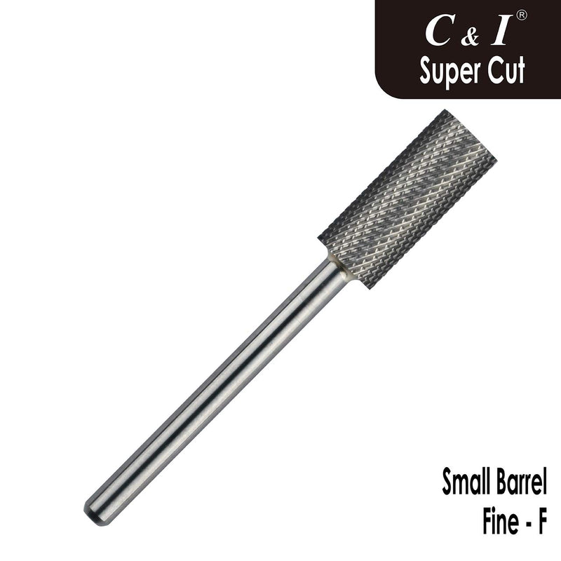 Super Cut Upgrade Edition, Small Barrel Nail Drill Bit for Electric Manicure Drill Machine, Remove the Nail Gels, Acrylic Gels, or Dip Powder (Fine -F) Fine -F - BeesActive Australia