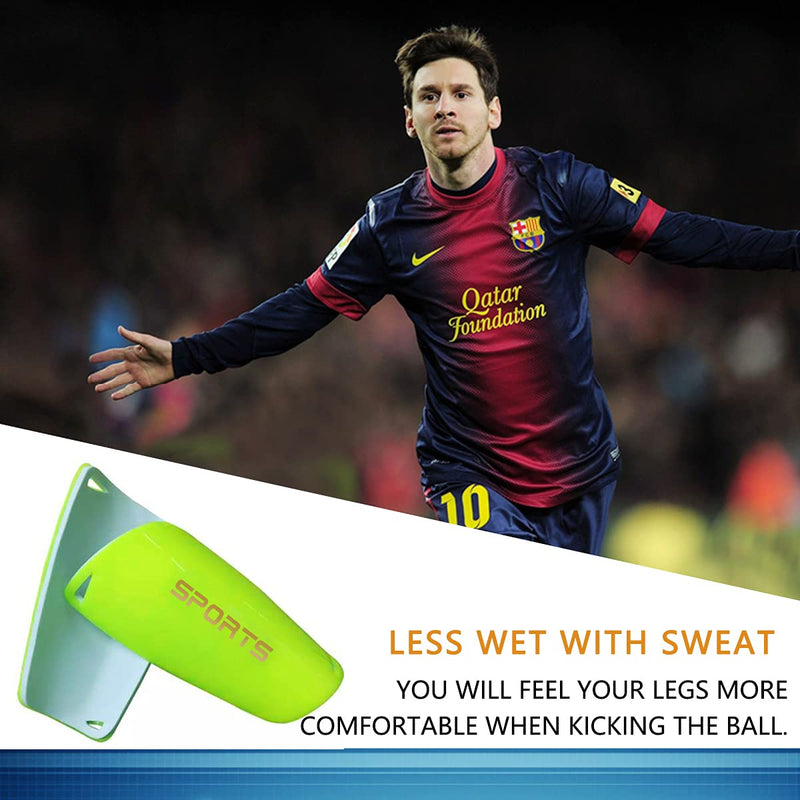 Soccer Shin Guards for Kids Youth, Shin Guard and Shin Guard Sleeves for Boys and Girls for Football Games EVA Cushion Protection Reduce Shocks and Injuries A-Green Small - BeesActive Australia