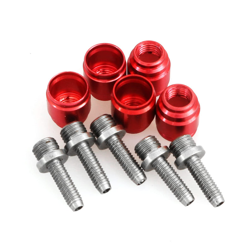 Bike Hydraulic Disc Brake Oil Needle Olive Head Kit heyous 2 Sets Bicycle Disc Brake Aluminum Alloy Olive and Steel Connecting Insert Kit for AVID SRAM Brake Replacement Part - BeesActive Australia