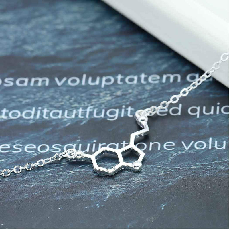 Olbye Hive Pendant Necklace Minimal Silver Necklace Choker Personalize Necklace Jewelry for Women and Girls - BeesActive Australia