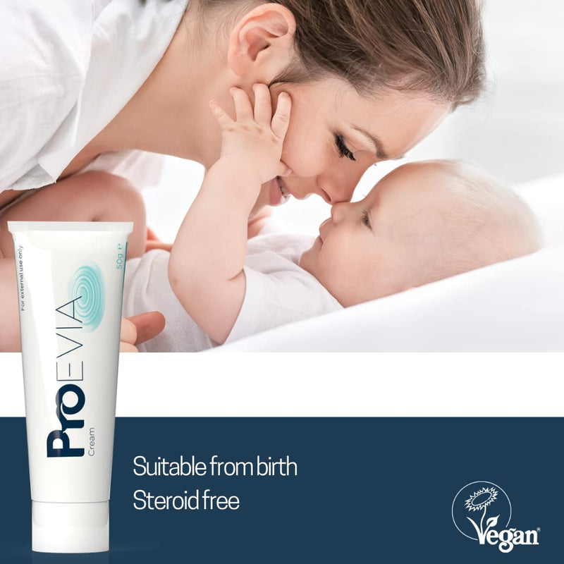 ProEVIA 50g Cream - Steroid free, Suitable from Birth, for Eczema, Dermatitis and Dry Skin - BeesActive Australia