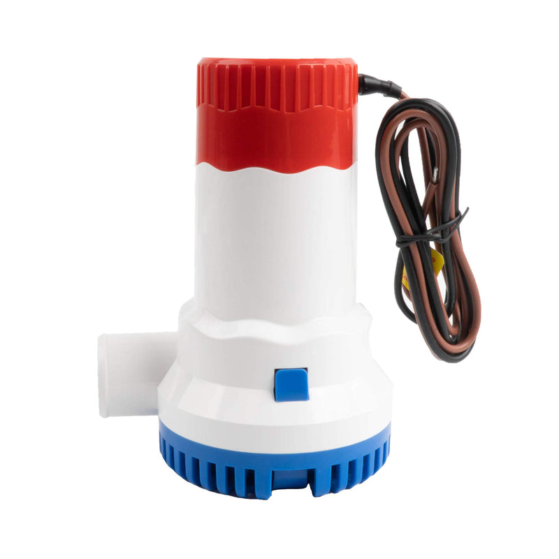 [AUSTRALIA] - Sanuke 12V Bilge Pump Submersible Marine Pump for Portable Boat Accessories Boat Water Pump Low Noise Electric 1500GPH-12V 