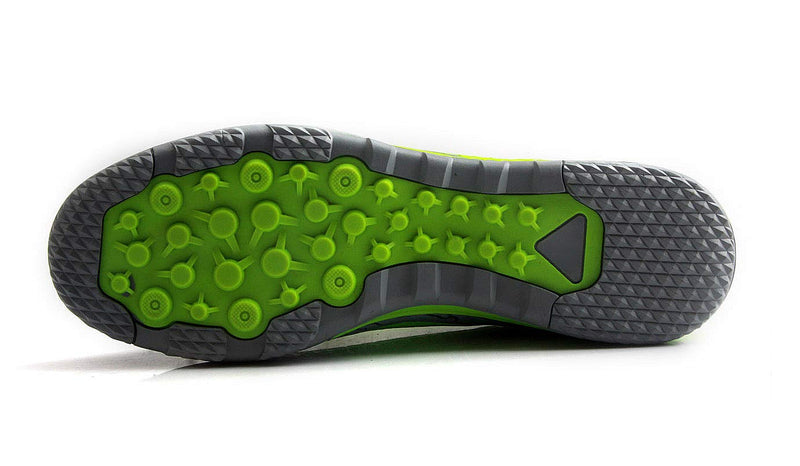 T&B Kids' Youth Turf Soccer Cleats Shoes Indoor Football Casual Outdoor Sports 83012 6 Big Kid Green/Grey - BeesActive Australia