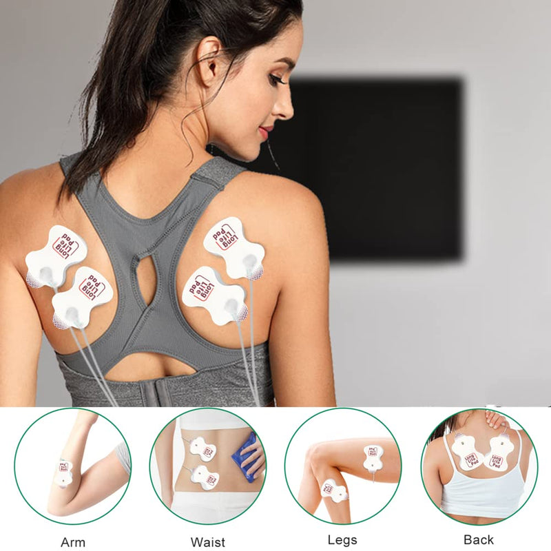 10 Pieces TENS Electrodes Pad Replacement Pad for TENS Unit TENS Electrode Pad Adhesive Gel Pads for Omron - BeesActive Australia