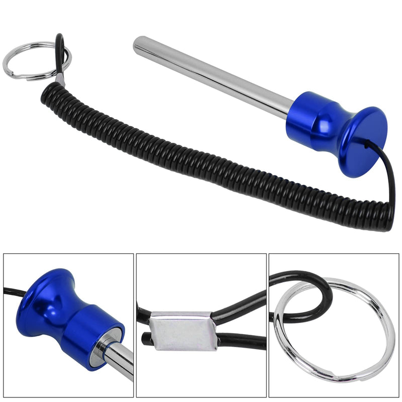 Keenso Weight Stack Pin, Pin Stack Training Strength Training Equipment Magnetic Weight Stack Pin with Pull Rope Strength Training Equipment Blue - BeesActive Australia