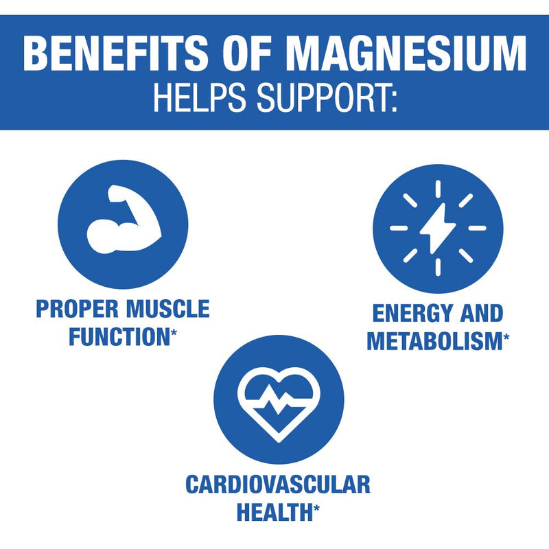 SlowMag Mg Muscle + Heart Magnesium Chloride with Calcium Supplement, 60 Count - BeesActive Australia