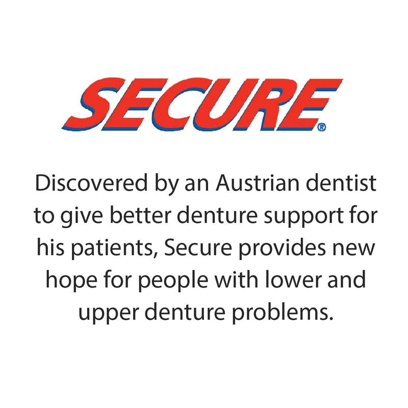 DenTek Secure Denture Bonding Cream 1.4 oz by Bioforce USA / 1.4 oz. (Multi-Pack) - BeesActive Australia