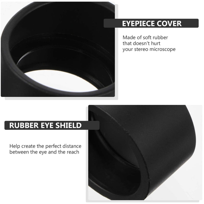 TEHAUX 2PCS 33 mm Inner Diameter Eye Guards Microscope Telescope Eyepiece Eye Piece 32-35mm Rubber Eye Cups - BeesActive Australia