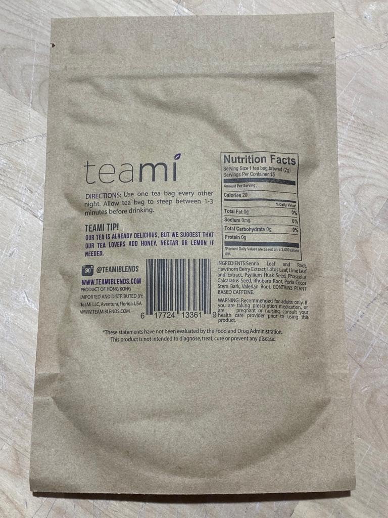 Teami® Colon Cleanse Detox Tea - 15 Tea Bags, 30 Day Supply (Lemon) - BeesActive Australia