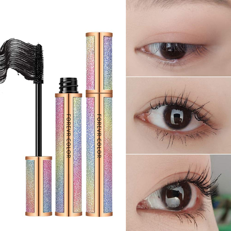 Vtrem 4D Silk Fiber Eyelash Mascara Waterproof Black, Voluptuous Volume, Intense Length, Feathery Soft Full Lashes, No Flaking, No Smudging, No Clumping, Nourish & Grow Better Lashes - BeesActive Australia