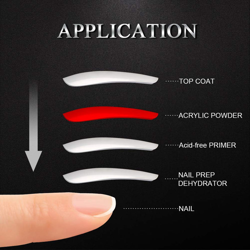 Morovan Nail Primer and Dehydrator for Acrylic Nails, Professional No Burn Fast Air Dry Nail Prep Dehydrator and X-Strength Primer Superior Protein Bonding, Acrylic Powder Application - BeesActive Australia