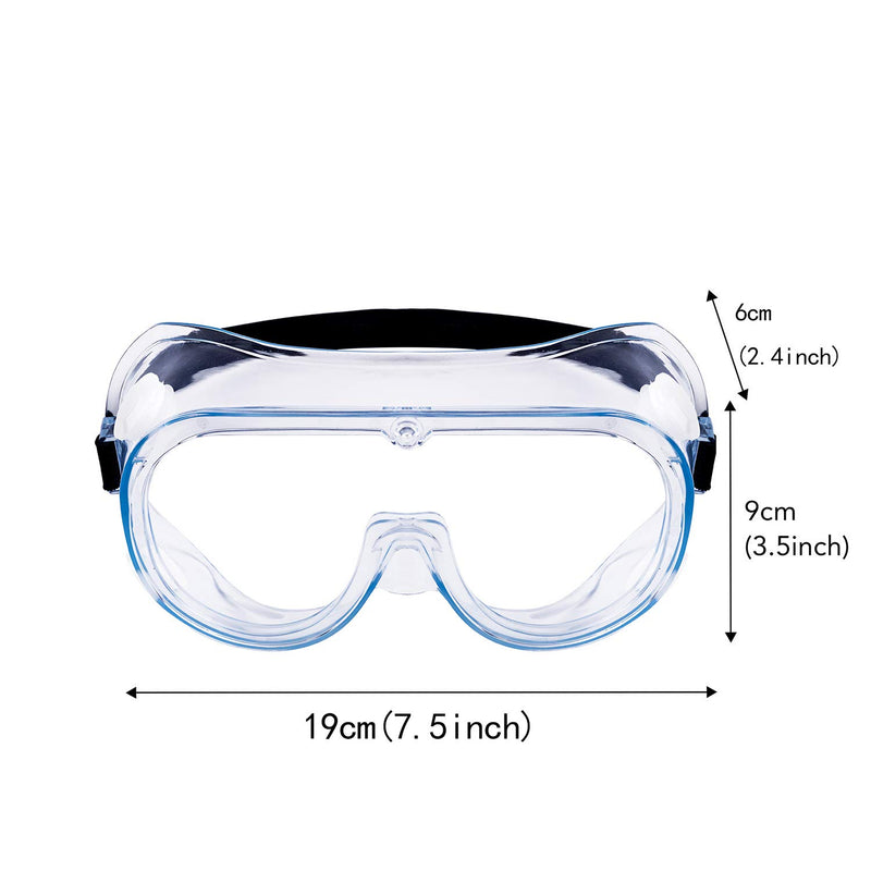 Safety Goggles, Anti-Fog Protective Safety Glasses, Eye Protection White - BeesActive Australia