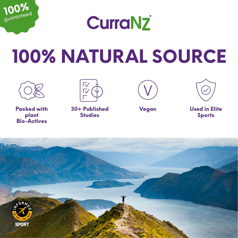 CurraNZ New Zealand Blackcurrant Extract Supplement Capsules Muscle Recovery Athletic Endurance Performance (15 Capsules) 15 Count (Pack of 1) - BeesActive Australia