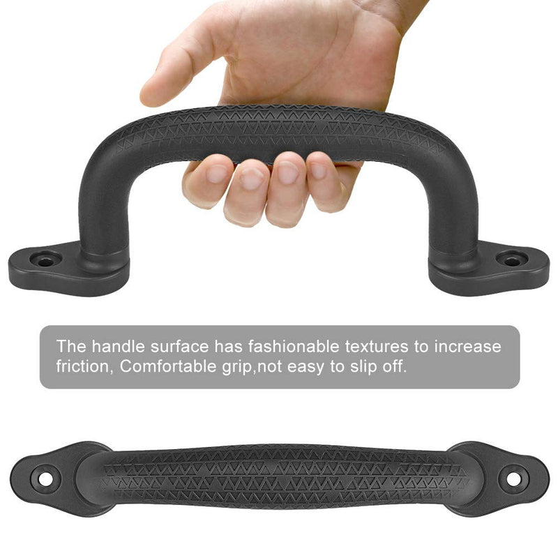 Dolibest Set of 4 Safety Playground Handles,Swing Set Kids Safety Hand Grips for Playset, Climbing Frame, Play House,Climbing Frame, Play House Handles(Black) Black - BeesActive Australia