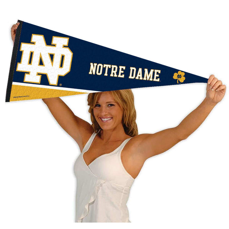 College Flags & Banners Co. Notre Dame Pennant Full Size Felt - BeesActive Australia