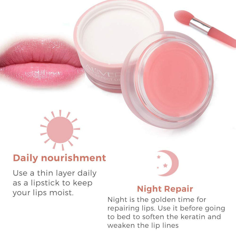 Double Effect Lip Sleep Mask with Lip Scrubs Exfoliator & Moisturizer,Effectively Remove Dead Skin and Intensive Lip Repair Treatment,Nourishing Hydrating,Repairs Dry,Chapped,Peeling,Cracked Lips - BeesActive Australia
