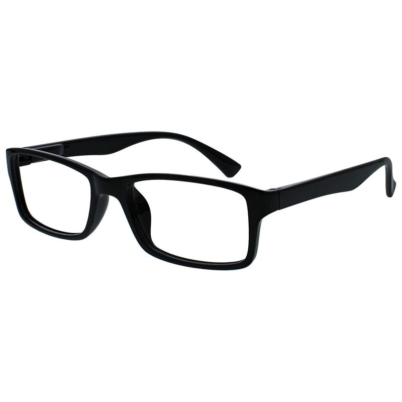 The Reading Glasses Company Black Readers Value 2 Pack Designer Style Mens Womens RR92-1 +1.50 +1.50 Magnification - BeesActive Australia