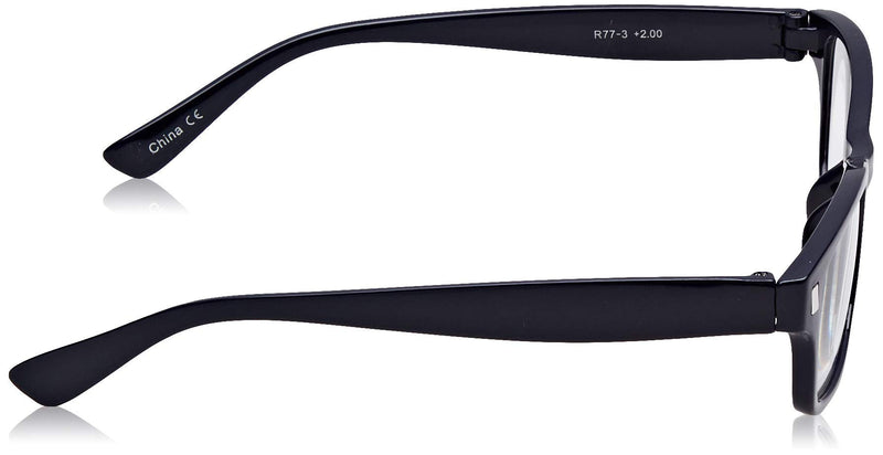 The Reading Glasses Company Dark Blue Readers Value 2 Pack Mens Womens RR77-3 +2.00 - BeesActive Australia
