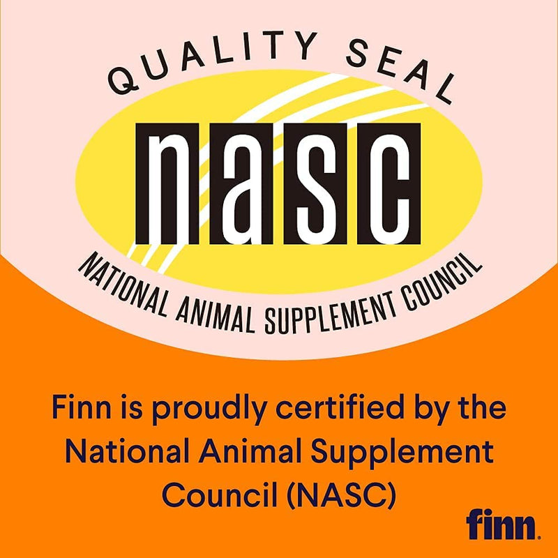 Finn Hip and Joint Supplement for Dogs | Glucosamine, Chondroitin & MSM for Arthritis, Inflammation, and Mobility Support | with Turmeric, BioPerine and B-Vitamins | 90 Soft Chew Treats - BeesActive Australia