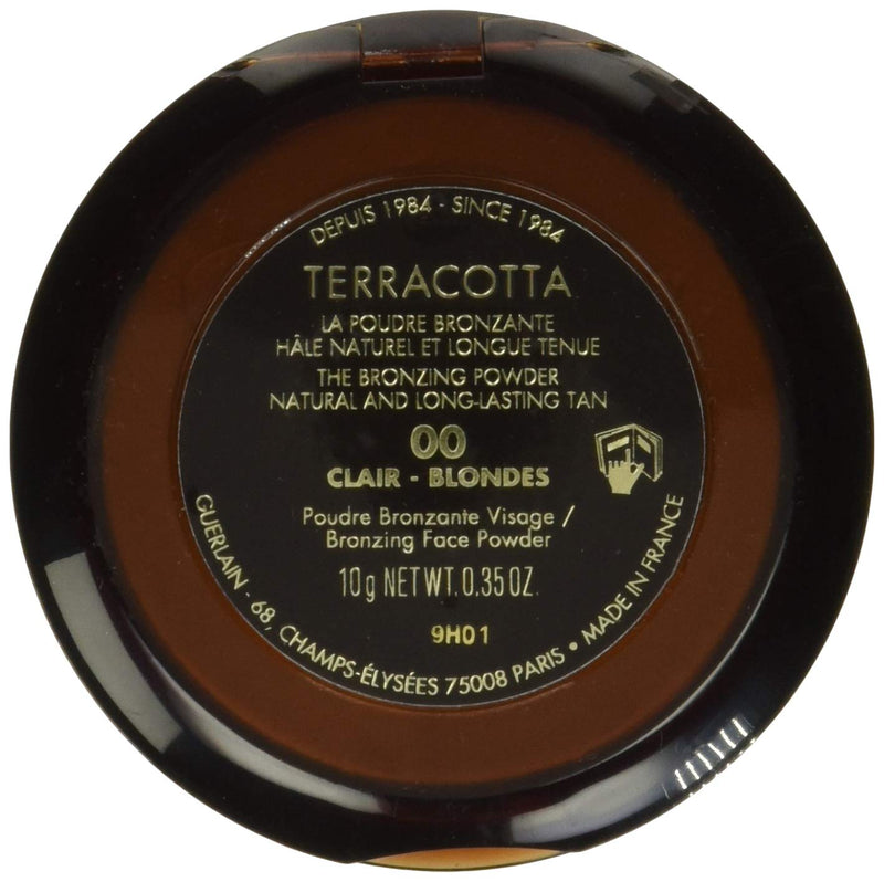 Guerlain Terracotta The Bronzing Powder, No. 00 Clair/Light Blondes, 0.35 Ounce - BeesActive Australia