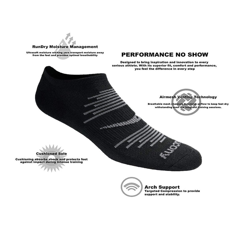 [AUSTRALIA] - Saucony mens Multi-pack Firework Ventilating Performance Comfort No-show Socks Shoe Size: 8-12 Red Assorted (6 Pairs) 