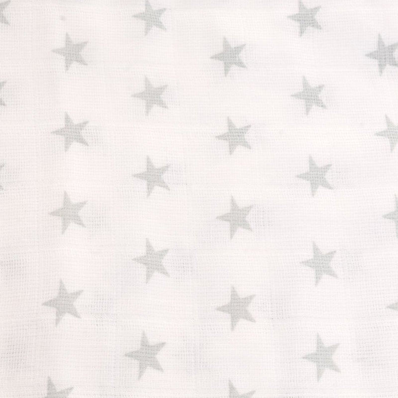 Ziggle - Muslin Cloths for Baby - Newborn Essentials - Baby Swaddle - Burping - Baby Muslins Pack - Baby Essentials - Gifts - Grey/White - BeesActive Australia
