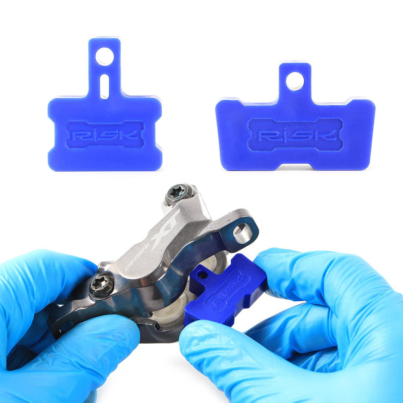 COONIUM Hydraulic Disc Brake Bleed Blocks Compatible with Shimano, AVID SRAM and More, Pack of Assorted 4 pcs (2 PCS for 2-Piston Caliper and 2 PCS for 4-Piston Caliper) - BeesActive Australia
