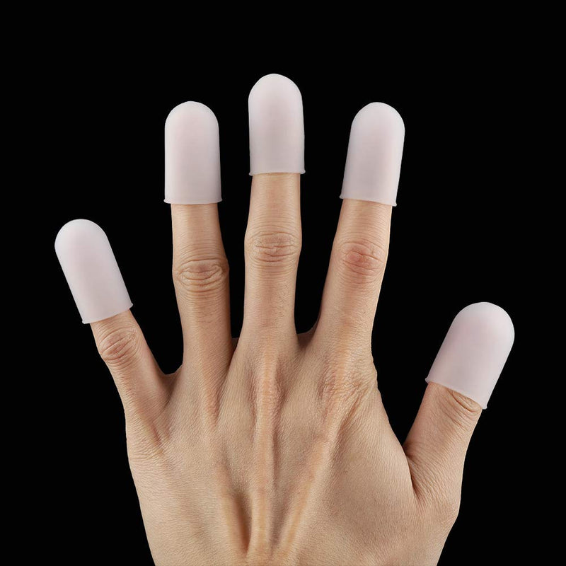 5pcs Silicone Finger Protector Thumbs Cover Fingertip Gloves Finger Cracking for Heat Cooking Baking Barbecue - BeesActive Australia