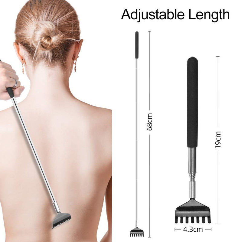 URAQT Head Massager Scalp Massage Scratcher Set 3 Pack, 20 Prongs Head Scratcher and Back Scratchers, Portable Tingler Massage for Deep Relaxation, Hair Stimulation and Body Stress Relax - BeesActive Australia