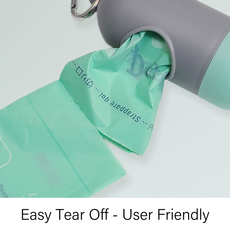 Heart of Tafiti Dog Poop Bag with Holder, Doggie poop bags, Compostable dog waste bags, Extra Thick and Strong Leak Proof, Vegetable-Based, Unscented, Size 9 x 13 Inches, 70 Counts - BeesActive Australia