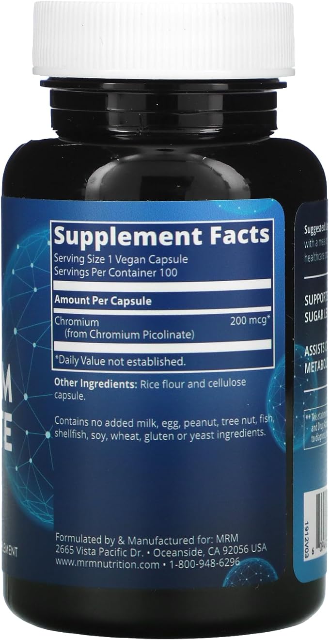 Directly shipped from overseas Chromium Picolinate 200mcg - 100 - Capsule - BeesActive Australia