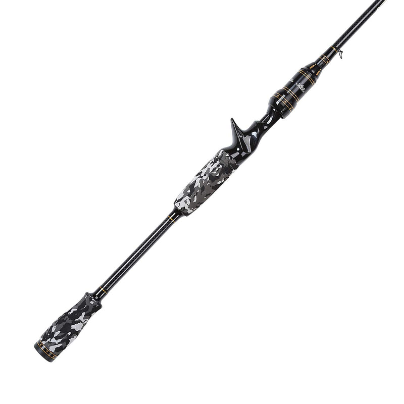 [AUSTRALIA] - Entsport E Series - Camo Legend 2-Piece 7-Feet Casting Rod 24 Ton Carbon Fiber Baitcasting Fishing Rod with 2 Tips - Medium and Medium Heavy Portable Baitcast Rod Bass Fishing Rod Baitcaster 