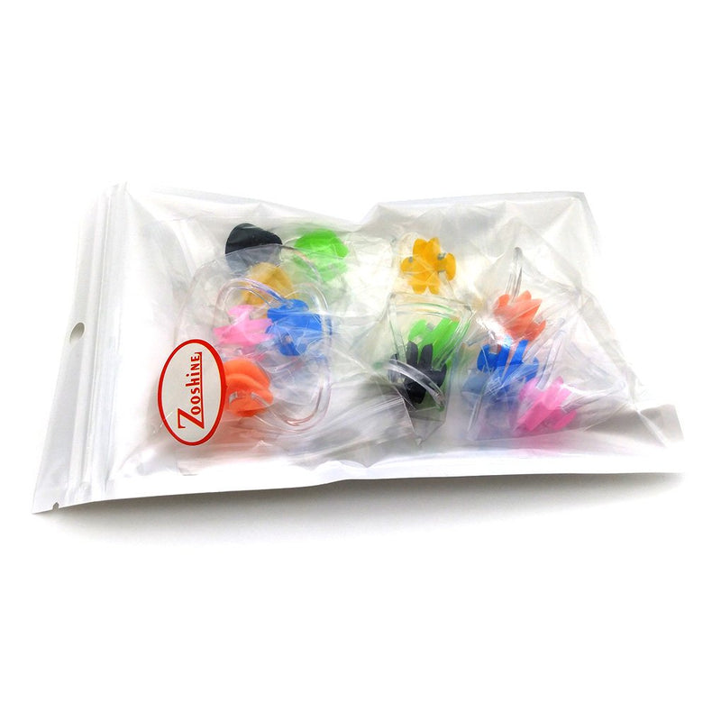 BRBD Waterproof Silicone Swimming Nose Clip Plugs for Adults Children Age 7+ (12 Pack) - BeesActive Australia