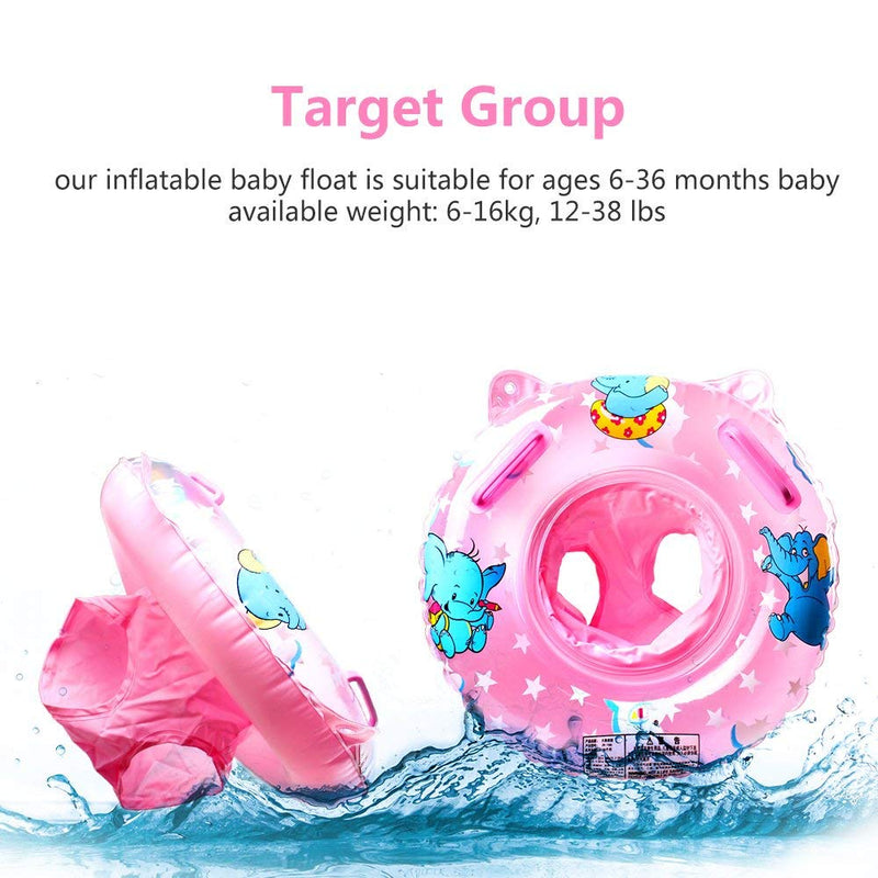 StillCool Baby Swimming Float, Inflatable Swimming Ring with Float Seat for 6 Months-6 Years Children (New Pink) New Pink - BeesActive Australia