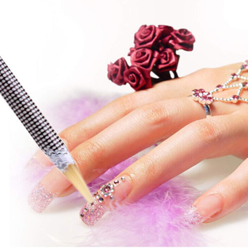 anmas rucci 10pcs Rhinestone Dotting Pen Rhinestone Beads Picker Crystal Acrylic Handle Manicure Gem Pick Up Applicator (10pcs Rhinestone Picker Dotting Pen) 10pcs Rhinestone Picker Dotting Pen - BeesActive Australia